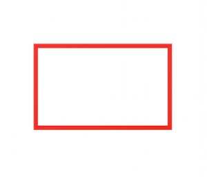 Produkt Biela magnetická tabuľa v červenom drevenom ráme