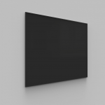 Čierna tabuľa na magnetky PREMIUM v hliníkovom čiernom ráme
