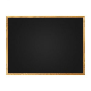 Produkt Čierna magnetická tabuľa v drevenom ráme MAHAGON