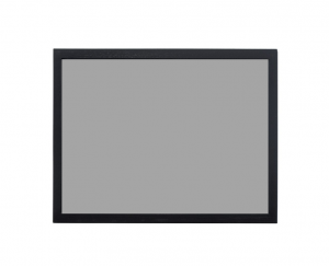 Produkt Sivá kriedová tabuľa v čiernom drevenom ráme