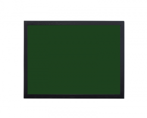 Produkt Zelená kriedová tabuľa v čiernom drevenom ráme